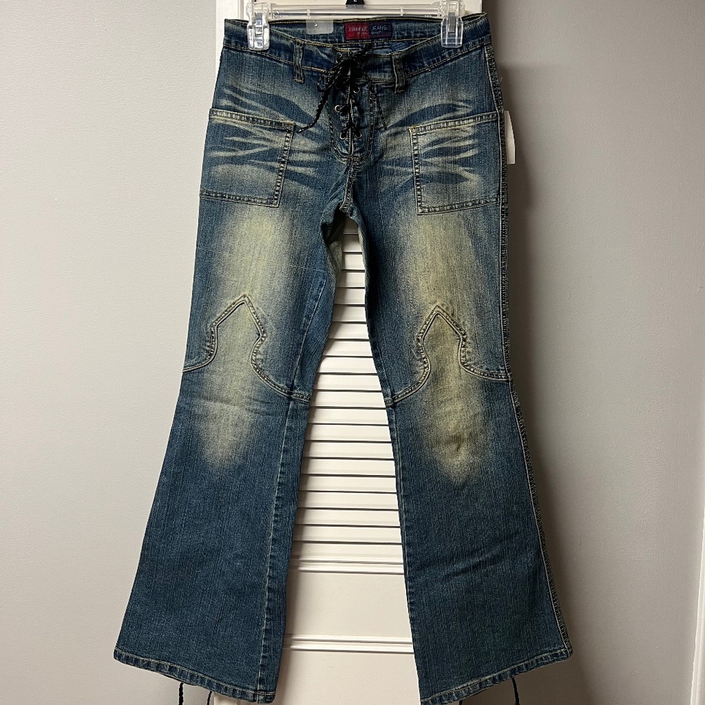 Back Braided Jeans